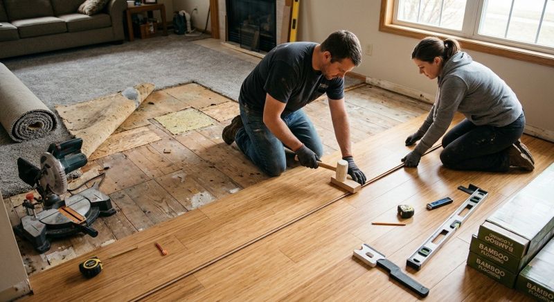 Bamboo Flooring Installation in Toms River, NJ