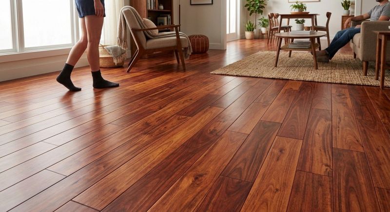 Cherry Floor Installation in Freehold, NJ