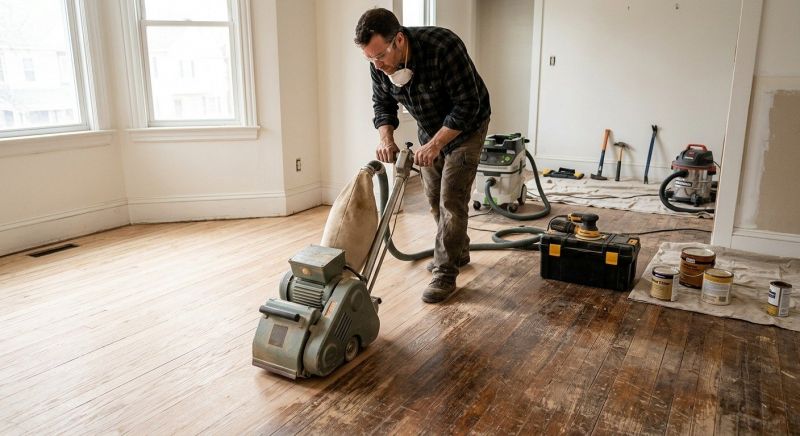 Hardwood Floor Renovation in Toms River, NJ