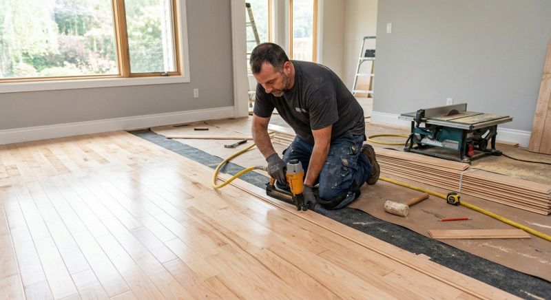 Maple Flooring Installation in Farmingdale, NJ