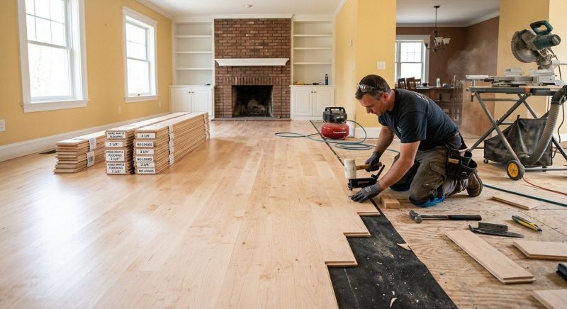 Maple Flooring Installation in Lincroft, NJ