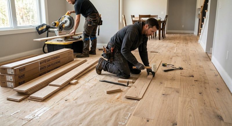 Oak Floor Installation in Brick, NJ
