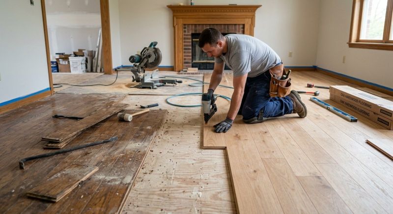 Oak Floor Installation in Browns Mills, NJ