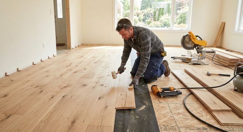 Oak Floor Installation in Neptune, NJ