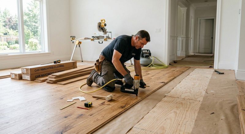 Oak Floor Installation in Seaside Park, NJ