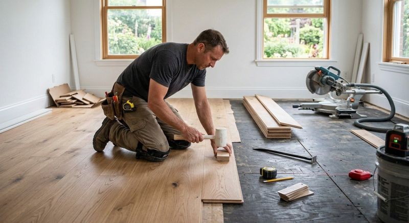 Plank Floor Installation in Toms River, NJ