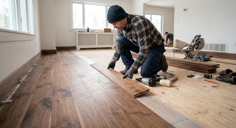Walnut Flooring Installation in Toms River, NJ