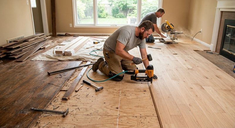 Wood Floor Replacement in Howell, NJ
