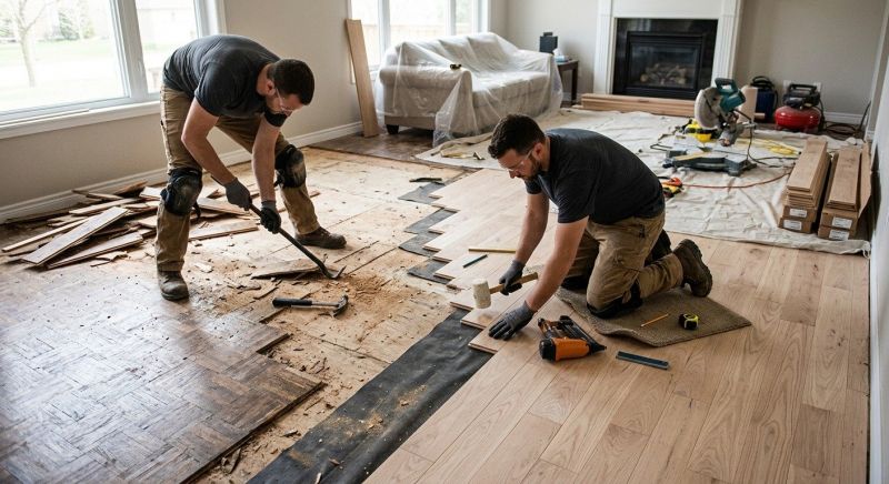 Wood Floor Replacement in Manasquan, NJ
